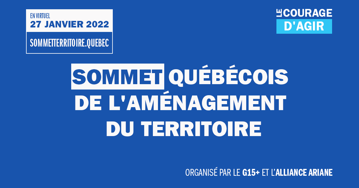 Le RNCREQ au Sommet québécois de l’aménagement du territoire 2022