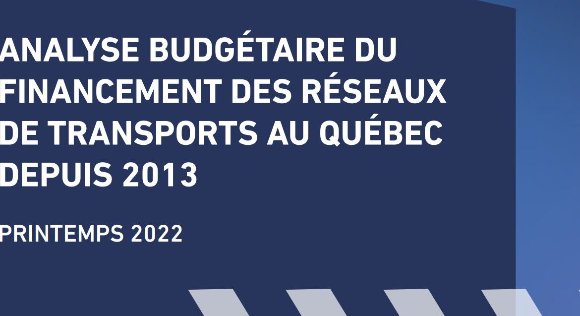 Rapport Alliance TRANSIT pour un meilleur financement réseau de transports 2022