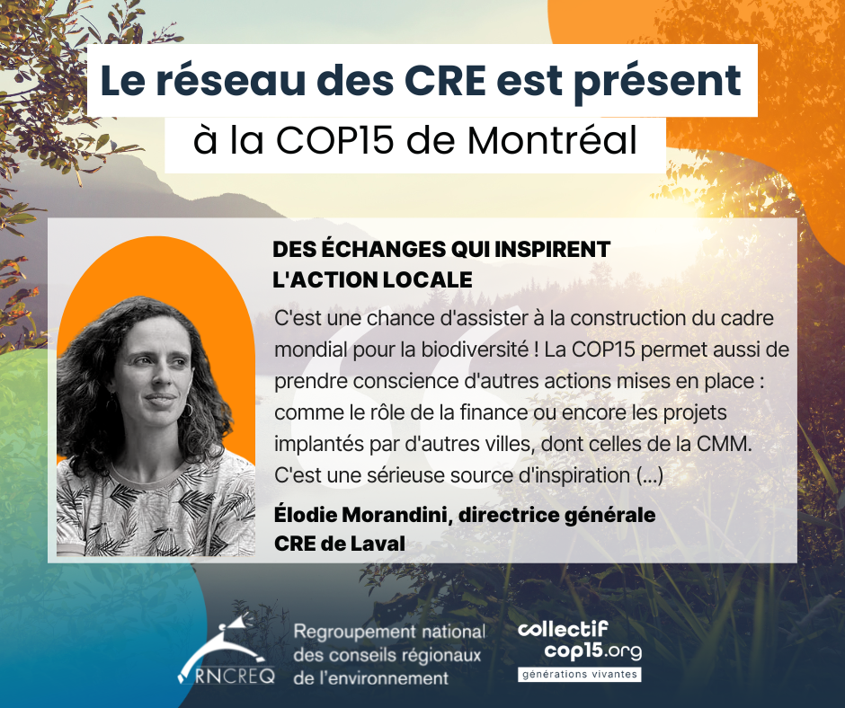 CRE COP15 - Élodie Morandini 2022